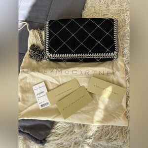 BNWT Stella McCartney Black Quilted Shoulder Bag